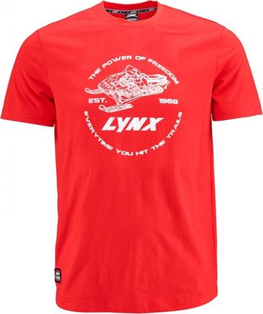 LYNX Logo T-paita punainen